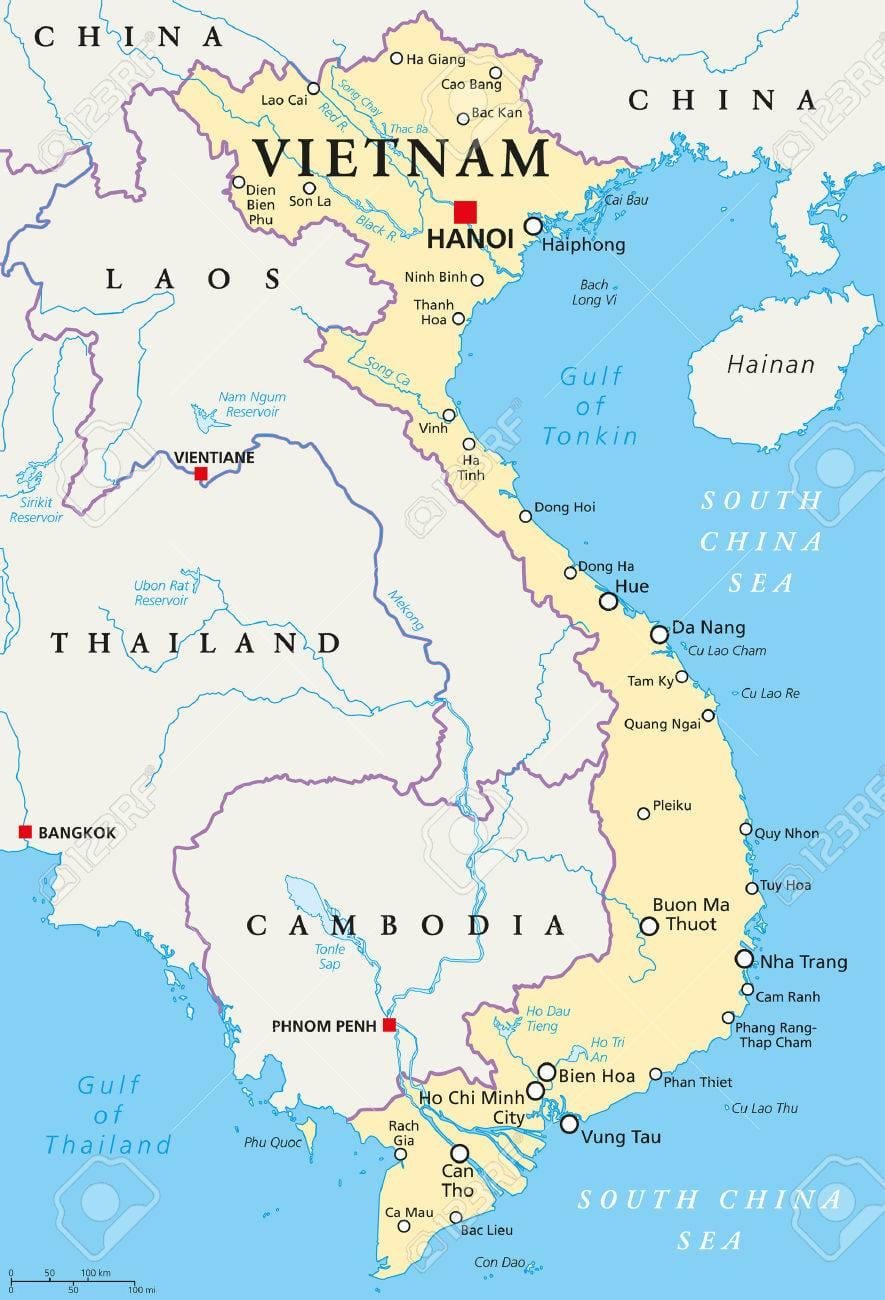 hanoi kaart plek